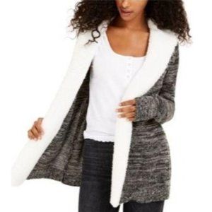 NWT Almost Famous Women's Black & White Cardigan